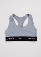 Afends Womens Romy - Hemp Sports Crop - Shadow - Afends womens romy   hemp sports crop   shadow   streetwear   sustainable fashion