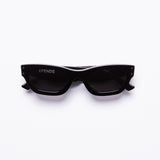 Afends Unisex Clementine - Sunglasses - Gloss Black - Afends unisex clementine   sunglasses   gloss black   streetwear   sustainable fashion