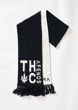 Afends Unisex Homebound - Hemp Knit Scarf - Black - Afends unisex homebound   hemp knit scarf   black   streetwear   sustainable fashion