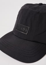 Afends Unisex Kelly - Recycled 6 Panel Cap - Black - Afends unisex kelly   recycled 6 panel cap   black   streetwear   sustainable fashion