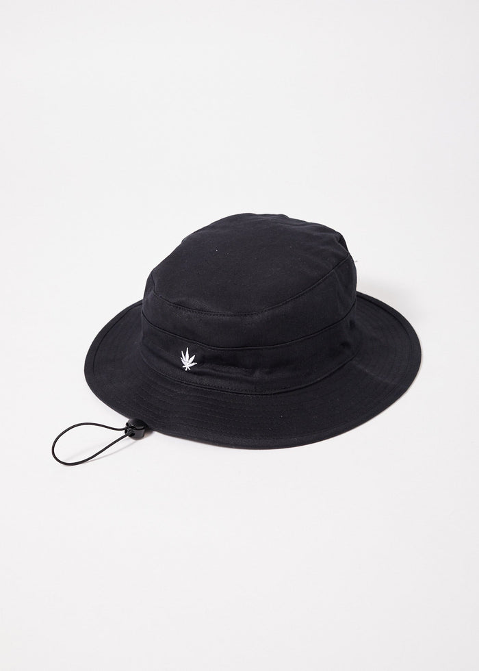 Afends Unisex Torched - Hemp Bucket Hat - Black - Streetwear - Sustainable Fashion