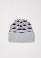 Afends Unisex Supply - Recycled Stripe Beanie - Shadow - Afends unisex supply   recycled stripe beanie   shadow   streetwear   sustainable fashion