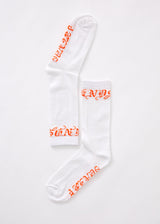 Afends Unisex Reborn - Hemp Crew Socks - White - Afends unisex reborn   hemp crew socks   white   streetwear   sustainable fashion