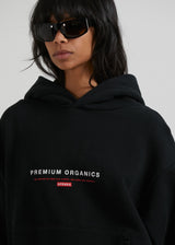 Afends Unisex Razor - Unisex Organic Oversized Hoodie - Black - Afends unisex razor   unisex organic oversized hoodie   black   streetwear   sustainable fashion