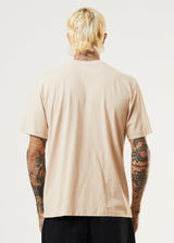 Afends Unisex Solitude - Unisex Organic Retro T-Shirt - Bone - Afends unisex solitude   unisex organic retro t shirt   bone   streetwear   sustainable fashion