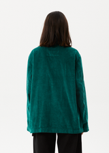 Afends Unisex Union - Corduroy Jacket - Emerald - Afends unisex union   corduroy jacket   emerald   streetwear   sustainable fashion