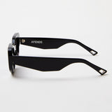 Afends Unisex Super Haze - Sunglasses - Gloss Black - Afends unisex super haze   sunglasses   gloss black   streetwear   sustainable fashion