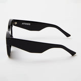 AFENDS Unisex Premium OG - Sunglasses - Gloss Black - Afends unisex premium og   sunglasses   gloss black   streetwear   sustainable fashion
