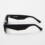 AFENDS Unisex Jet Fuel - Sunglasses - Gloss Black - Afends unisex jet fuel   sunglasses   gloss black   streetwear   sustainable fashion
