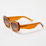 Afends Unisex Super Haze - Sunglasses - Clear Orange - Afends unisex super haze   sunglasses   clear orange   streetwear   sustainable fashion
