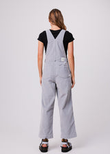 Afends Womens Lucie Attention - Organic Corduroy Overalls - Grey - Afends womens lucie attention   organic corduroy overalls   grey   streetwear   sustainable fashion