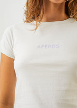 Afends Womens Dua - Recycled Baby T-Shirt - Off White - Afends womens dua   recycled baby t shirt   off white   streetwear   sustainable fashion