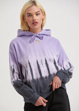 Afends Womens Moonshadow - Hemp Washed Hoodie - Plum - Afends womens moonshadow   hemp washed hoodie   plum   streetwear   sustainable fashion