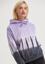 Afends Womens Moonshadow - Hemp Washed Hoodie - Plum - Afends womens moonshadow   hemp washed hoodie   plum   streetwear   sustainable fashion