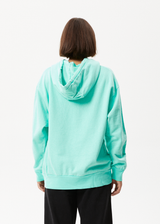 Afends Womens Ava - Hemp Graphic Hoodie - Mint - Afends womens ava   hemp graphic hoodie   mint   streetwear   sustainable fashion