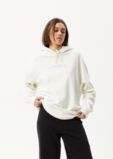 Afends Womens Dua - Recycled Hoodie - Off White - Afends womens dua   recycled hoodie   off white   streetwear   sustainable fashion