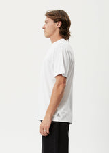 Afends Mens Coasting - Hemp Retro Graphic T-Shirt - White - Afends mens coasting   hemp retro graphic t shirt   white   streetwear   sustainable fashion