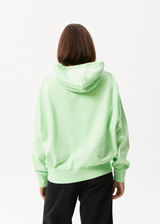 Afends Womens Electric - Hemp Hoodie - Lime Green - Afends womens electric   hemp hoodie   lime green   streetwear   sustainable fashion