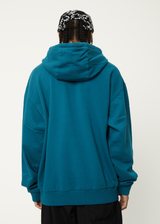 Afends Mens Earthling - Recycled Hoodie - Azure - Afends mens earthling   recycled hoodie   azure   streetwear   sustainable fashion