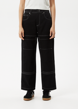 Afends Womens Moss - Carpenter Pants - Washed Black - Afends womens moss   carpenter pants   washed black   streetwear   sustainable fashion