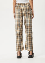 Afends Womens Check Out Shelby -  Pant - Moonbeam Check - Afends womens check out shelby    pant   moonbeam check   streetwear   sustainable fashion