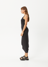 AFENDS Womens Muse - Maxi Dress - Black - Afends womens muse   maxi dress   black   streetwear   sustainable fashion