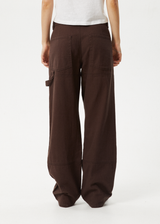 AFENDS Womens Moss - Carpenter Pants - Coffee - Afends womens moss   carpenter pants   coffee   streetwear   sustainable fashion