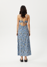 AFENDS Womens Petal - Maxi Dress - Lake Floral - Afends womens petal   maxi dress   lake floral   streetwear   sustainable fashion