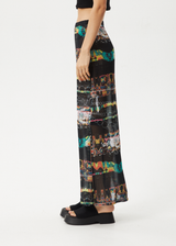 AFENDS Womens Astral - Sheer Maxi Skirt - Black - Afends womens astral   sheer maxi skirt   black   streetwear   sustainable fashion