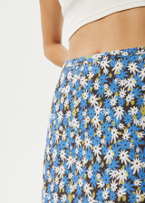 Afends Womens Petal - Maxi Skirt - Lake Floral - Afends womens petal   maxi skirt   lake floral   streetwear   sustainable fashion
