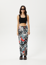 Afends Womens Dossy - Sheer Maxi Skirt - Black - Afends womens dossy   sheer maxi skirt   black   streetwear   sustainable fashion