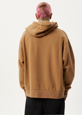 Afends Unisex Vital - Unisex Recycled Hoodie - Camel - Afends unisex vital   unisex recycled hoodie   camel   streetwear   sustainable fashion